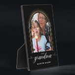 Plaque Photo Meilleur GRANDMA Coeur Script Elegant Gold Frame P<br><div class="desc">Meilleur GRANDMA Coeur Script Elegant Gold Frame Photo</div>