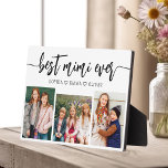 Plaque Photo Meilleur MiMi jamais - Collage photo pour petits e<br><div class="desc">Célébrez le "Meilleur MiMi Ever" avec cette Plaque de Collage de photos pour petits-enfants personnalisée. Ce cadeau plein de coeur comprend un collage magnifiquement arrangé de photos chères capturant des moments spéciaux, complété par un message d'amour. Conçu à partir de matériaux de haute qualité avec une finition épurée, il est...</div>