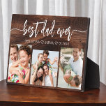 Plaque Photo Meilleur papa Ever Wood - Fête des pères photo Col<br><div class="desc">Célébrez votre père avec la Fête des pères "Best Dad Ever" Photo Collage Plaque, un hommage sincère à l'homme qui signifie le monde pour vous. Cette plaque magnifiquement conçue présente un collage photo de haute qualité et personnalisable, vous permettant de présenter des souvenirs et des moments spéciaux. Le collage est...</div>