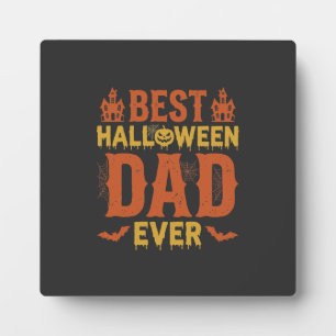 Plaque Photo Meilleur papa Halloween de tous les temps Design v