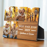 Plaque Photo Meilleur papa Jamais Fête des pères en bois Collag<br><div class="desc">fête des pères en bois,  meilleur papa jamais,  plaque photo collage,  cadeau photo personnalisé,  cadeau papa personnalisé,  fête des pères rustique,  exposition photo de famille,  cadeau des enfants,  souvenir pour papa,  cadeau papa sentimental,  plaque de nom personnalisé,  décoration de fête des pères,  cinq collage photo,  fête des pères photo</div>
