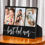 Plaque Photo Meilleur papa jamais - Fête des pères photo Collag<br><div class="desc">Célébrez votre père avec la Fête des pères "Best Dad Ever" Photo Collage Plaque, un hommage sincère à l'homme qui signifie le monde pour vous. Cette plaque magnifiquement conçue présente un collage photo de haute qualité et personnalisable, vous permettant de présenter des souvenirs et des moments spéciaux. Le collage est...</div>