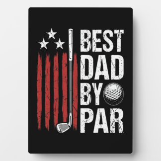 Plaque Photo Meilleur Papa Par Humour Golf