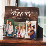 Plaque Photo Meilleur Pop Rustique en Bois Grand-Père Photo Col<br><div class="desc">Capturez l'amour entre Pop Pop et ses petits-enfants avec notre grand-père grand-père grand-enfants Photo Collage Plaque. Cette plaque personnalisée présente un collage photo plein de charme, qui présente de magnifiques moments de chère partagés entre Papa et ses petits-enfants bien-aimés. Autour des photos est le titre attachant "Poppy", ajoutant une touche...</div>