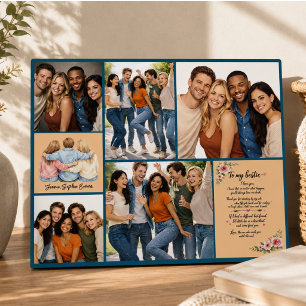 Plaque Photo Meilleure amie personnalisée – Jour de l'amitié pa