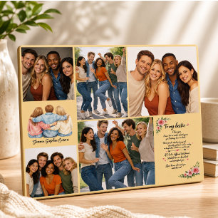 Plaque Photo Meilleure amie personnalisée – Jour de l'amitié pa
