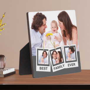 Plaque Photo Meilleure famille jamais Collage photo personnalis