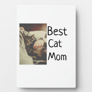 Plaque Photo Meilleure maman chat papa ajouter chat photo nom c