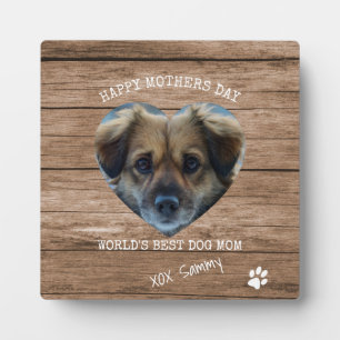 Plaque Photo Meilleure Maman de Chien Photo Fête des Mères