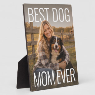Plaque Photo Meilleure Maman de Chien PhotoPop