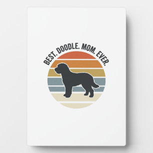 Plaque Photo Meilleure maman Doodle vintage pour toujours Desig
