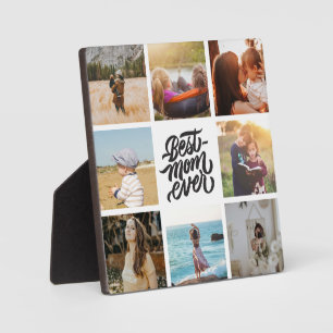 Plaque Photo Meilleure maman Jamais personnalisée Collage photo