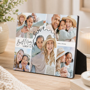 Plaque Photo Meilleure Maman Personnalisée avec Photo