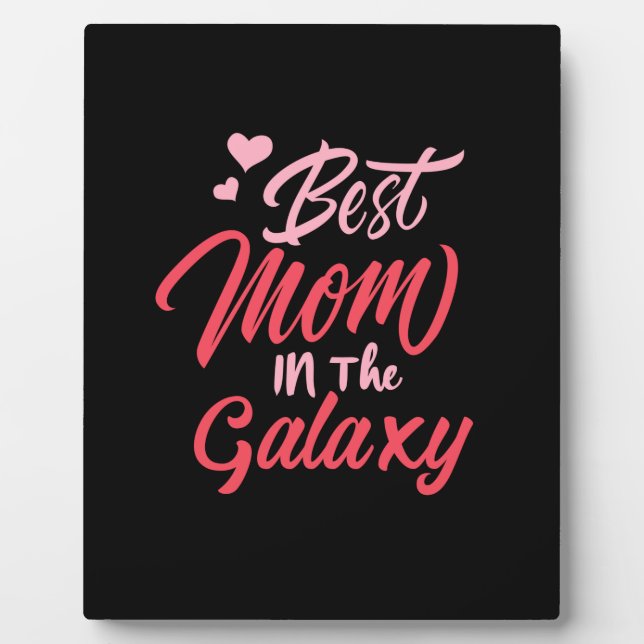 Plaque Photo Meilleure Mère Art Dans La Galaxie (Devant)