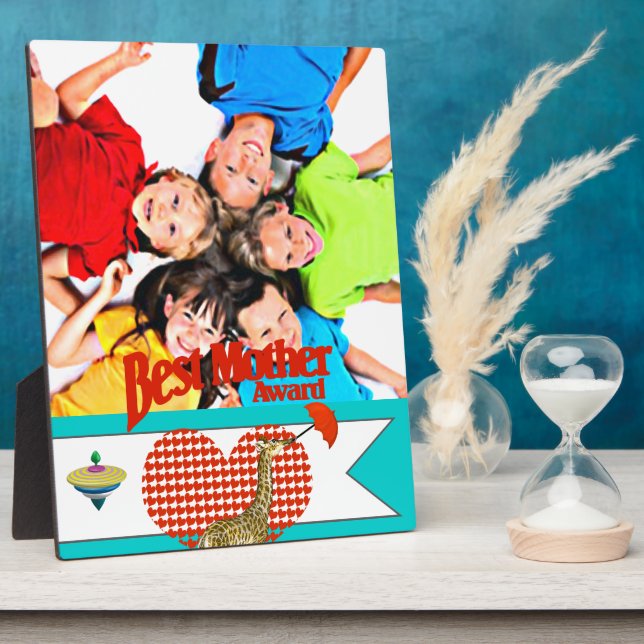 Plaque Photo Meilleure mère Prix Keepsaké (Côté)