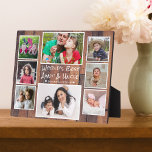 Plaque Photo Meilleure tante et oncle du monde 8 photo Bois rus<br><div class="desc">8 photo collage plaque pour la meilleure tante et oncle du monde. Un cadeau personnalisé pour les personnes spéciales de votre vie.</div>