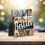 Plaque Photo MEILLEURES AMIES, Collage de photos & Noms | BFF<br><div class="desc">Les meilleures amies sont inestimables - Si vous avez la chance d'en avoir une, faites-lui savoir à quel point elle compte pour vous avec cette plaque de collage photo 'Meilleures amies' tendance. Comprend 12 photographies carrées de votre choix, facilement téléchargées depuis votre téléphone ou ordinateur, le texte 'meilleure amie' en...</div>