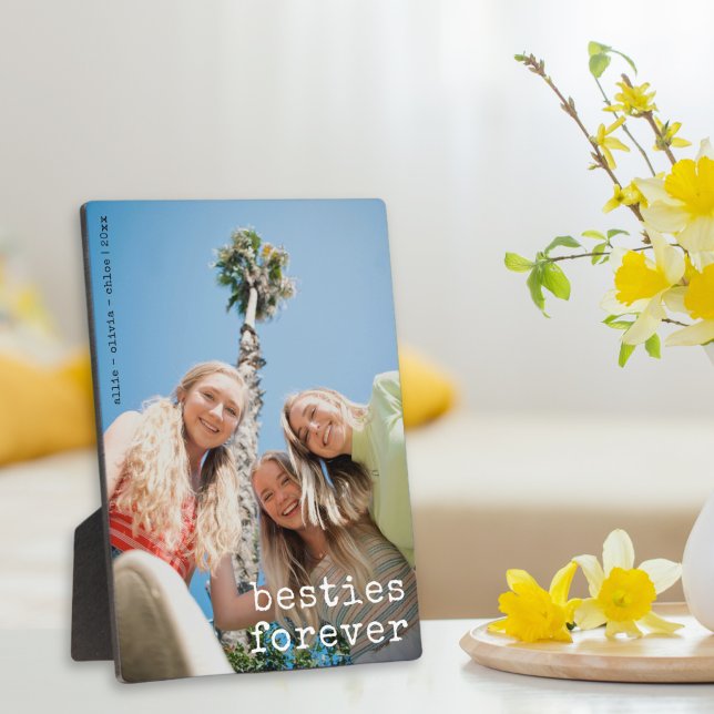 Plaque Photo Meilleurs Amis Besoins Personnalisés Pour Toute Su (Créateur téléchargé)