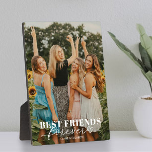 Plaque Photo Meilleurs amis Forever Custom Script Photo et text