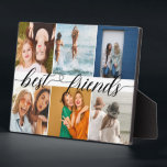 Plaque Photo Meilleurs amis Photo personnalisée Cute 6 Photo Co<br><div class="desc">Meilleurs amis Photo personnalisée Cute 6 Photo Collage</div>