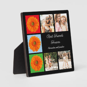 Plaque Photo Meilleurs amis pour toujours personnalisation coll