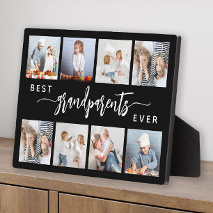 Plaque Photo Meilleurs Grands-Parents de Tous les Temps 8 Colla