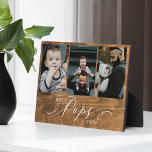 Plaque Photo Meilleurs Pops Jamais Woodgrain Fête des pères Pho<br><div class="desc">Envoyez un beau cadeau de fête des pères personnalisé à vos paps qu'il chérira pour toujours. Collage photo de famille de fêtes des pères personnalisées spéciales pour afficher vos photos et souvenirs de famille spéciaux. Notre design est composé d'un design simple de 3 photos avec "Best Pops Ever" conçu dans...</div>