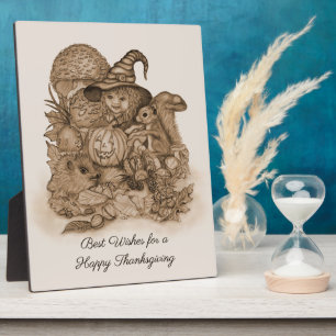 Plaque Photo Meilleurs voeux pour un Bon thanksgiving