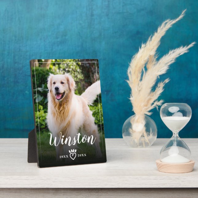 Plaque Photo Mémoire de photo de famille Photo de souvenir Empr (Côté)