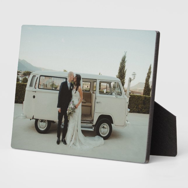 Plaque Photo Mémoire photo mariage Nouvelles mauvaises herbes (Côté)