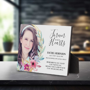 Plaque photo Memorial   Couleur d'eau