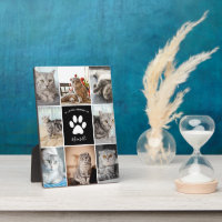 Mémorial de chat Collage de photo de chien personn