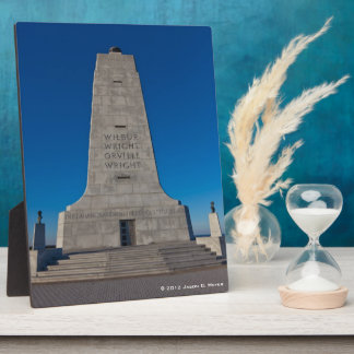 Plaque Photo Mémorial des frères Wright