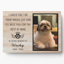 Mémorial en souvenir d'un chien de compagnie En so