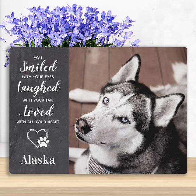 Plaque Photo Mémorial pour animaux de compagnie - Collage photo (Créateur téléchargé)