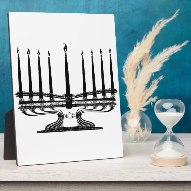 Plaque Photo Menorah I (Côté)