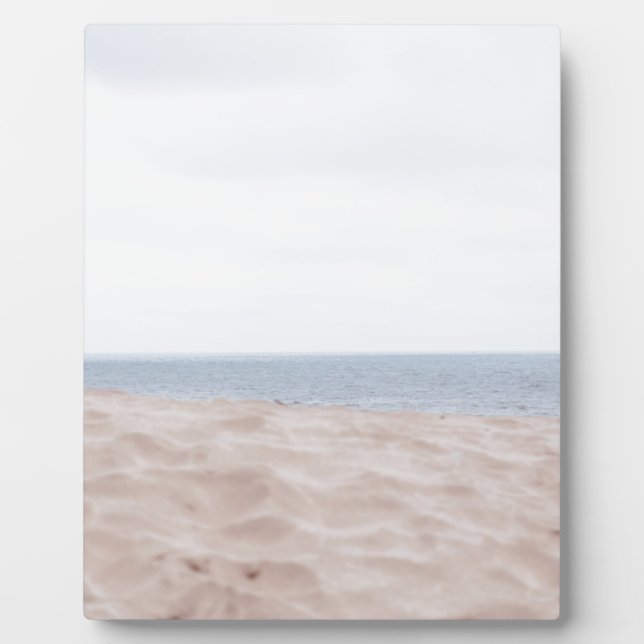 Plaque Photo Mer et sable (Devant)
