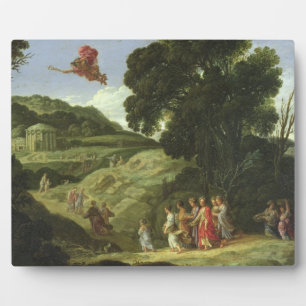 Plaque Photo Mercure et Herse, c.1605-08 (huile sur toile)