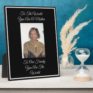 Plaque Photo Mère