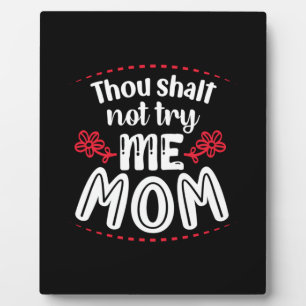 Plaque Photo Mère Cadeau Essayez-moi maman
