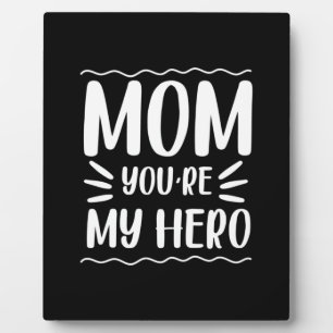 Plaque Photo Mère Cadeau Maman Tu Es Mon Héros