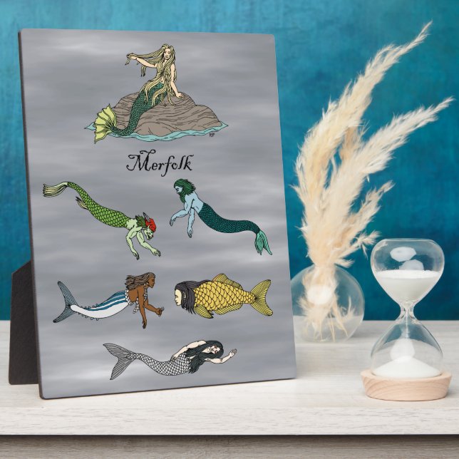 Plaque Photo Merfolk (Côté)