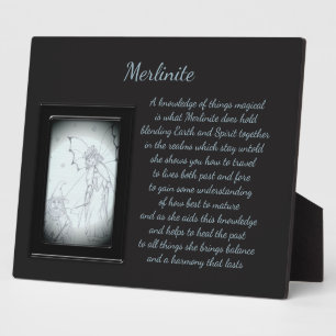 Plaque Photo Merlinite Crystal Fairy