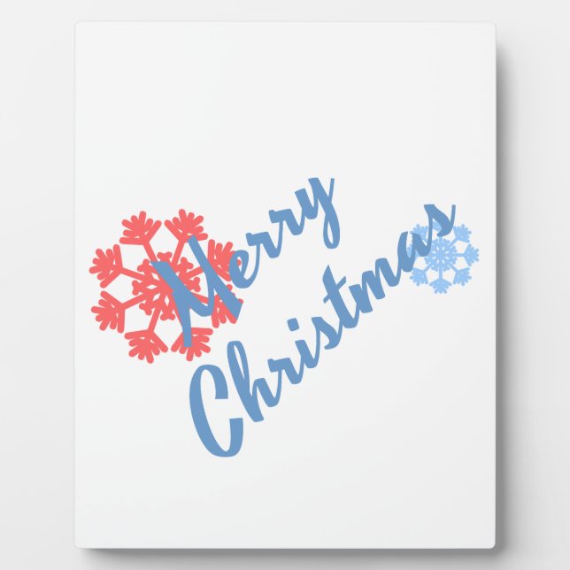 Plaque Photo Merry Christmas (Devant)