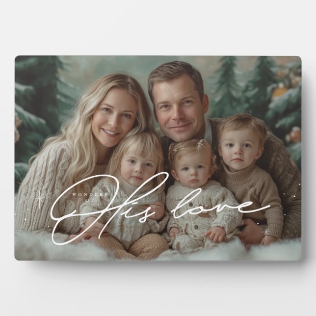 Plaque Photo Merveilles De Son Amour (Devant)