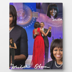 Plaque Photo Michelle Obama