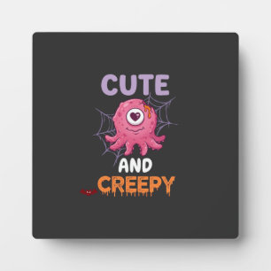 Plaque Photo Mignon Monstre Rose Créatif Halloween Toile d'Arai