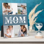 Plaque Photo Mignonne JE T'AIME MOM Fête des Mères Photo<br><div class="desc">La Plaque photo de la Fête des Mères de Mère,  mignonne I Love You,  présente quatre de vos photos préférées avec le texte "Je t'aime maman" dans la typographie blanche moderne. Conçu par ©Evco Studio www.zazzle.com/store/evcostudio</div>