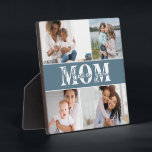 Plaque Photo Mignonne JE T'AIME MOM Fête des Mères Photo<br><div class="desc">La Plaque photo de la Fête des Mères de Mère,  mignonne I Love You,  présente quatre de vos photos préférées avec le texte "Je t'aime maman" dans la typographie blanche moderne. Conçu par ©Evco Studio www.zazzle.com/store/evcostudio</div>