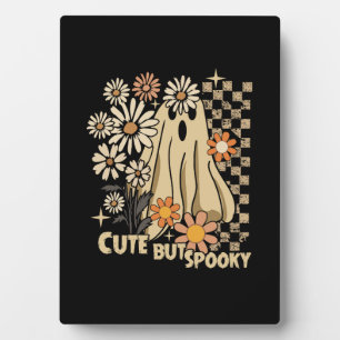 Plaque Photo Mignonne mais Éffrayante Fleur Halloween chèque Fa
